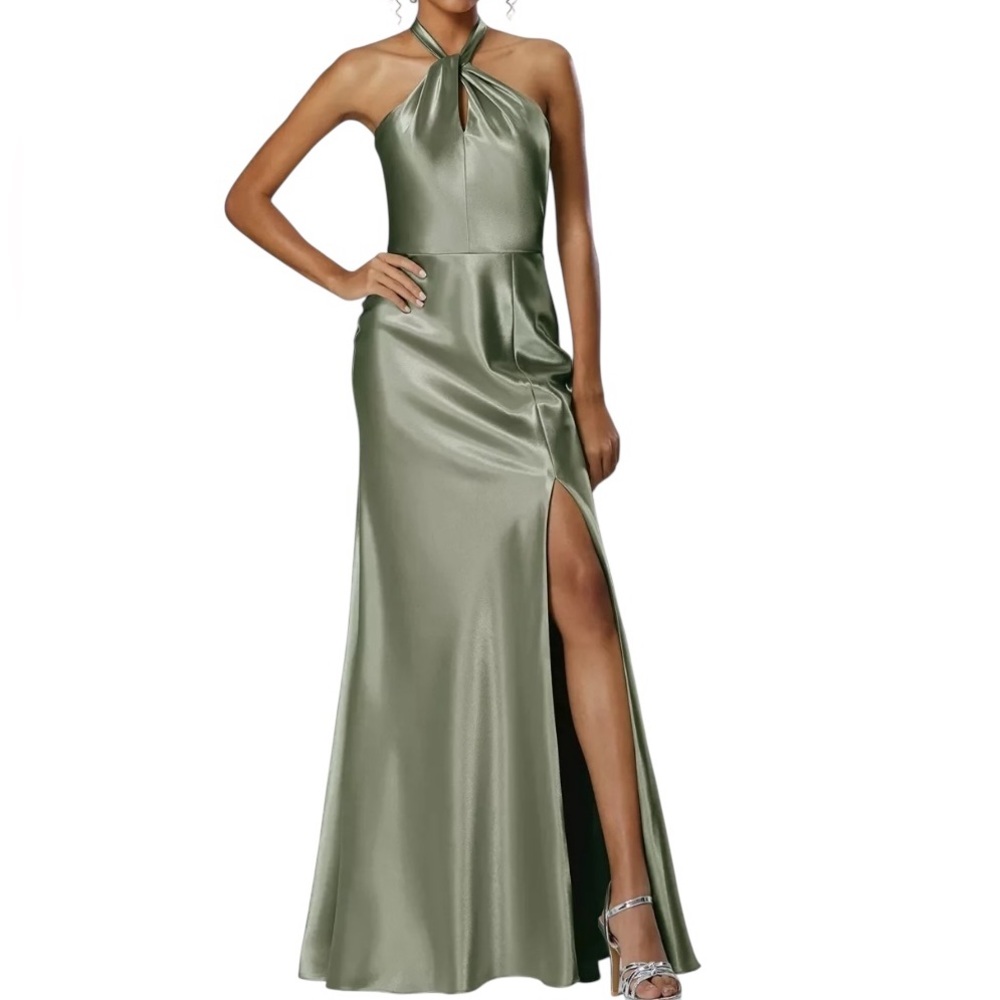 Birdy  Grey, Halter  Gown